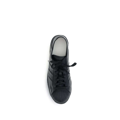 Y-3 Black Calf Leather Bos Taurus Sneakers