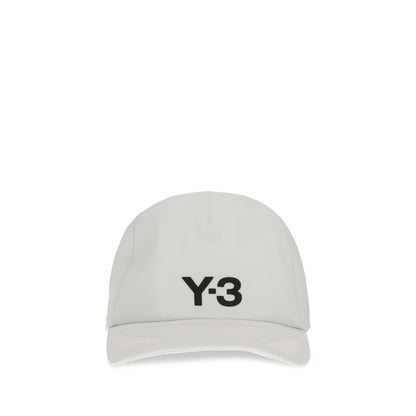 Y-3 White Recycled Polyester Cap (Baseball Hat) featuring Climacool technology for optimal comfort and style in AW25 season.