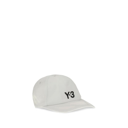 Y-3 White Recycled Polyester Cap (Baseball Hat) with Climacool technology offering comfort and cooling in AW25 collection.