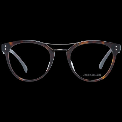 ZADIG & VOLTAIRE MOD. VZV217 490743 lady's eyeglasses in tortoiseshell frame on a black background
